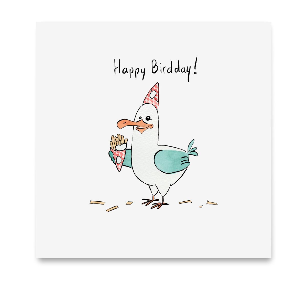 Handgemaakte wenskaart - Happy Birdday - Mags Up Your Mind